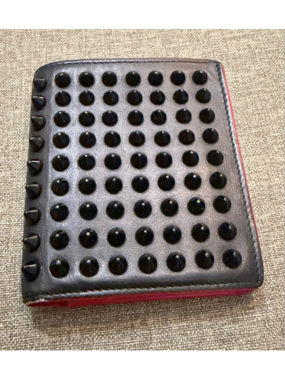 Christian Louboutin Spiked Bi-Fold Wallet